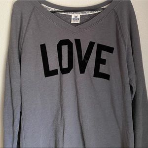 PINK sweater/long sleeve